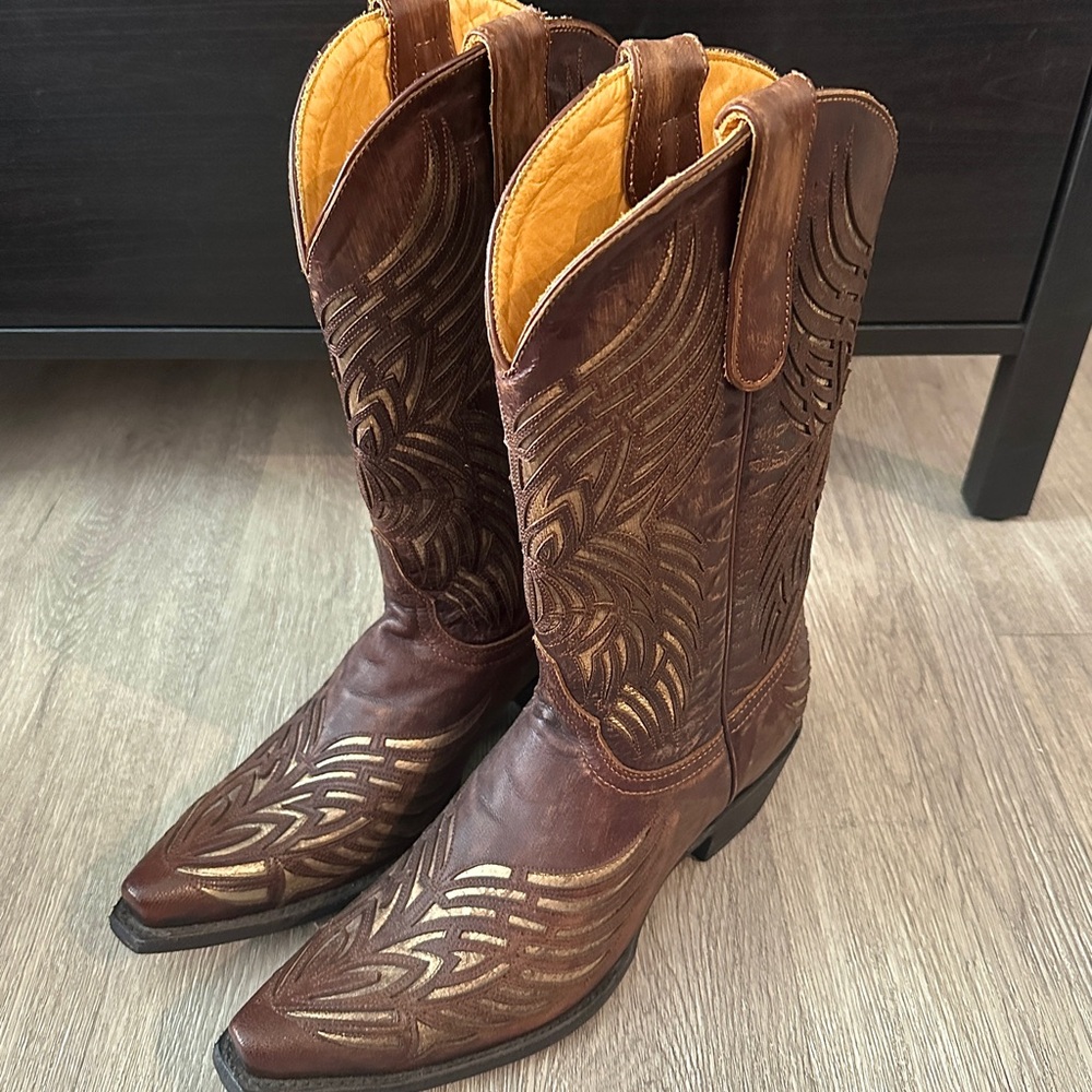 Overland Brown Western Boots